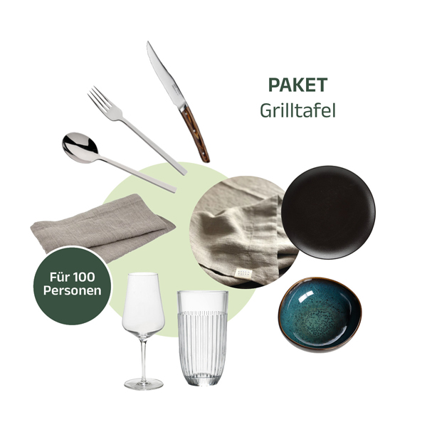 Set Grilltafel für 100 Personen​ mieten