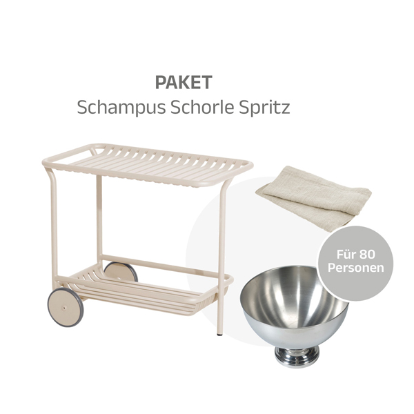 Set Schampus Schorle Spritz für 80 Personen mieten