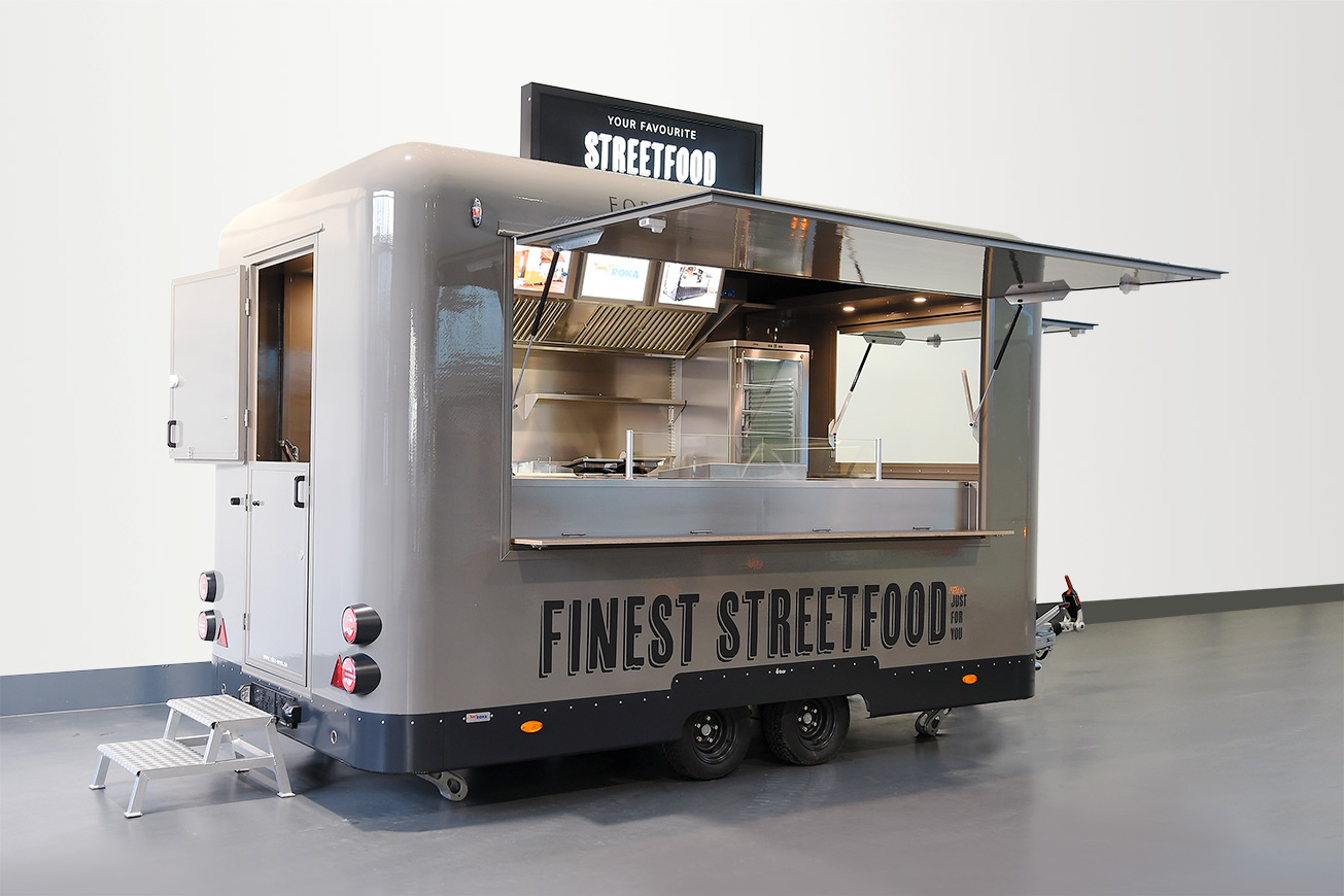 Imbisswagen Mieten: Modell Baserunner – Fahrzeug-ID N090 mieten bei ROKA Werk