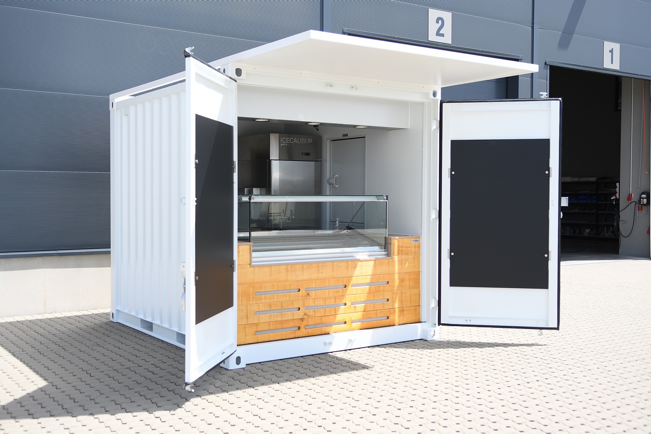 Eiscontainer Mieten: 10′ SEECONTAINER – Fahrzeug-ID N041 mieten bei ROKA Werk