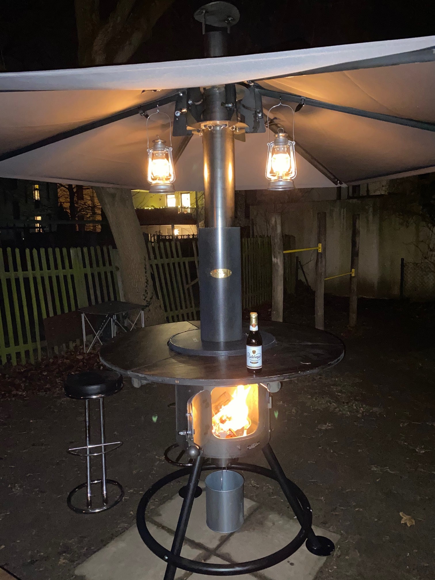 Alpenofen mieten - Partyofen & Hüttenschirm für Winter-Partys in Dresden – 2