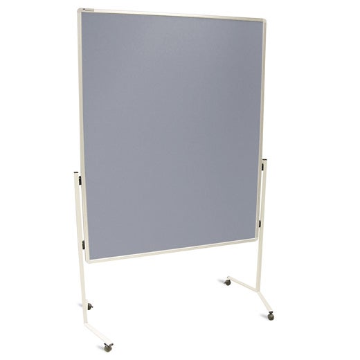Moderationstafel mieten - Pinnwand rollbar, höhenverstellbar, 120x150 cm