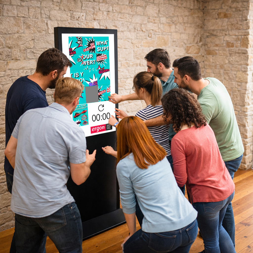 Digital-Schiebepuzzle mieten bei Play and Fun Team