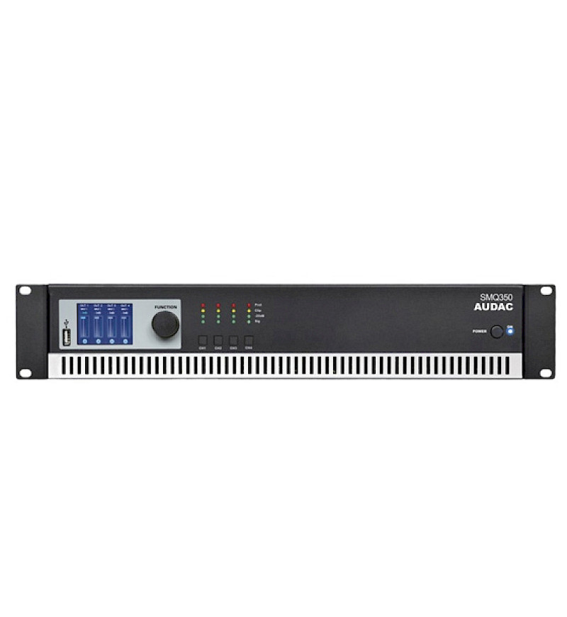 Audac SMQ350 DSP-Endstufe 4x 350 W mieten bei Magic Event- & Medientechnik
