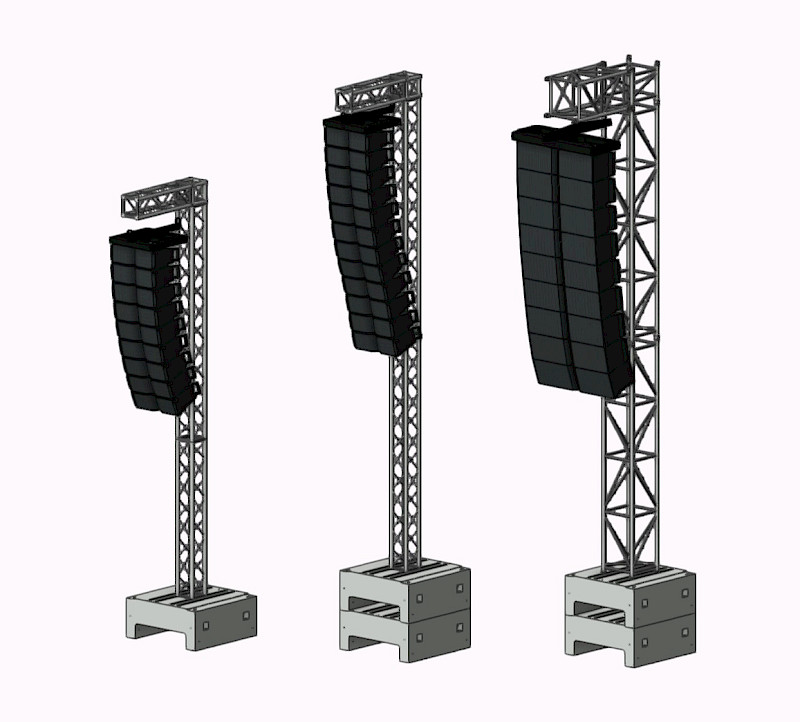 Pa Tower Bis 8M mieten bei Magic Event- & Medientechnik