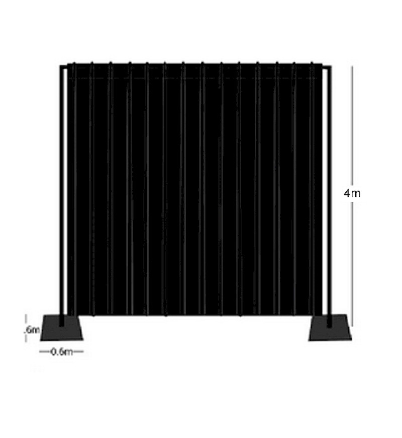 Wentex Pipe Und Drape System 27 M 4M Hoehe mieten bei Magic Event- & Medientechnik
