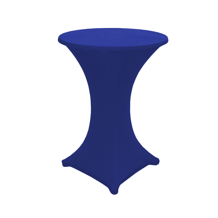 Stretchhusse – Stehtisch, royalblau mieten bei Northern Events