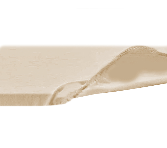 Tischmolton Gummizug ▭ 80×180 cm – beige mieten bei Northern Events
