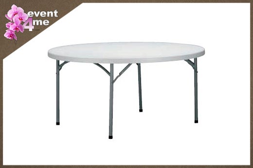 Bankett-Tischdecke rund Ø 300 cm weiß mieten – inkl. Bankett-Set-Angebot – 4