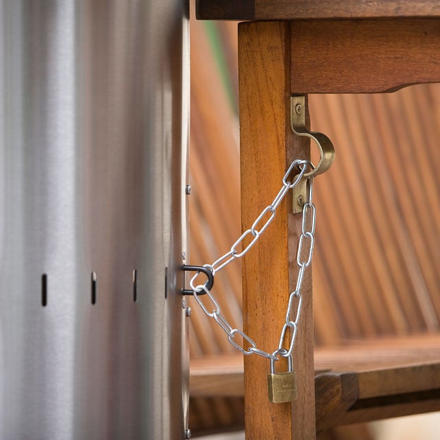 Heizpilz mieten 14 kW mit Ablagetisch – Gas-Terrassenstrahler Enders Commercial Edelstahl – 4