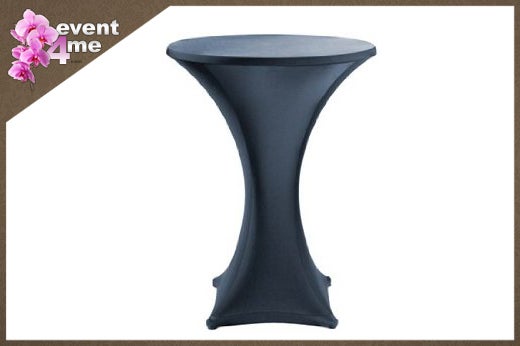 Stehtischhusse Stretch Ø 80 cm schwarz mieten – ab 9,95 €, aus Mannheim