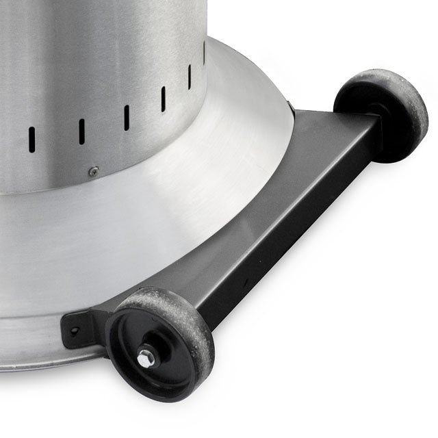 Großer Gastro-Heizstrahler mieten 14 kW mit Ablagetisch – Enders Commercial Edelstahl – 3
