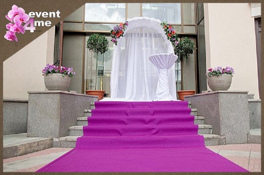 Hochzeitsteppich & VIP-Event-Läufer kaufen ab 3,29 €/m² – Rot, Fuchsia, Weiß in vielen Größen