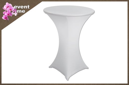 Stehtischhusse Stretch Ø 80 cm schwarz mieten – ab 9,95 €, aus Mannheim – 2