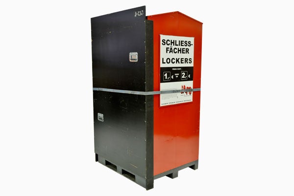 Schließfächer mieten – mobile Event-Schließfachpalette, 40 oder 30 Fächer – 4