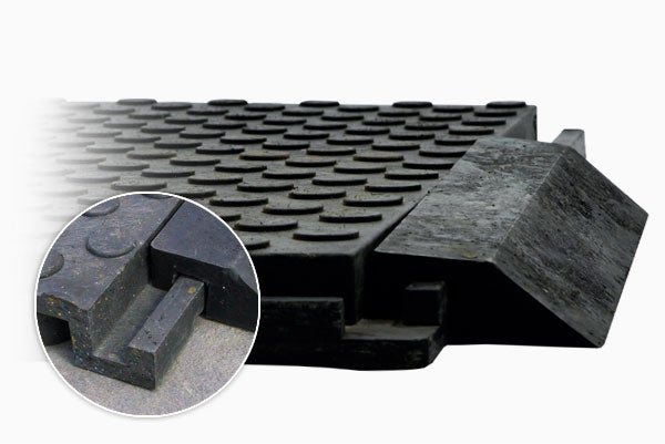 Bodenplatten mieten – Remopla Schwerlastplatte / Fahrplatte, bis 3,3 t/dm² – 2