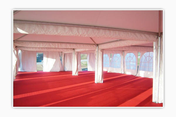 Pagodenzelt mieten – Partyzelt / Festzelt mit Spitzdach, 3x3 m & 5x5 m – 3