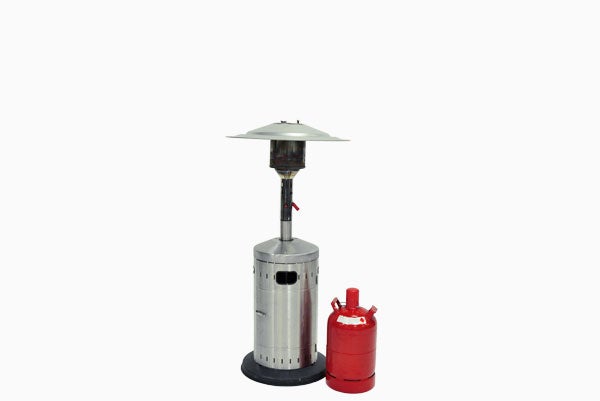 Heizstrahler mieten – Heizpilz / Terrassenstrahler 3–8 kW, Edelstahl – 2