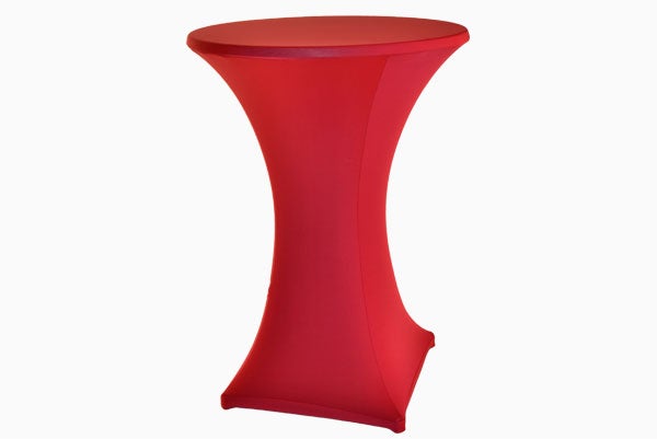 Stehtisch mieten – klappbarer Bistrotisch / Bartisch in Weiß für Empfänge – 3