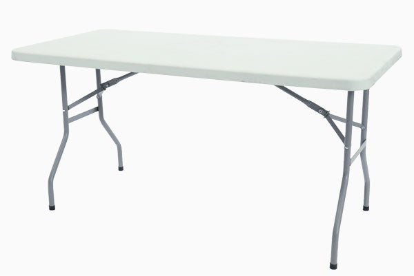 Kunststofftisch mieten – robuster Klapptisch, leicht, für Outdoor & Catering