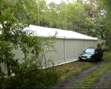 Lagerzelt mieten – Bauzelt & mobile Lagerhalle, 36 bis 1.125 m², beheizbar – 3
