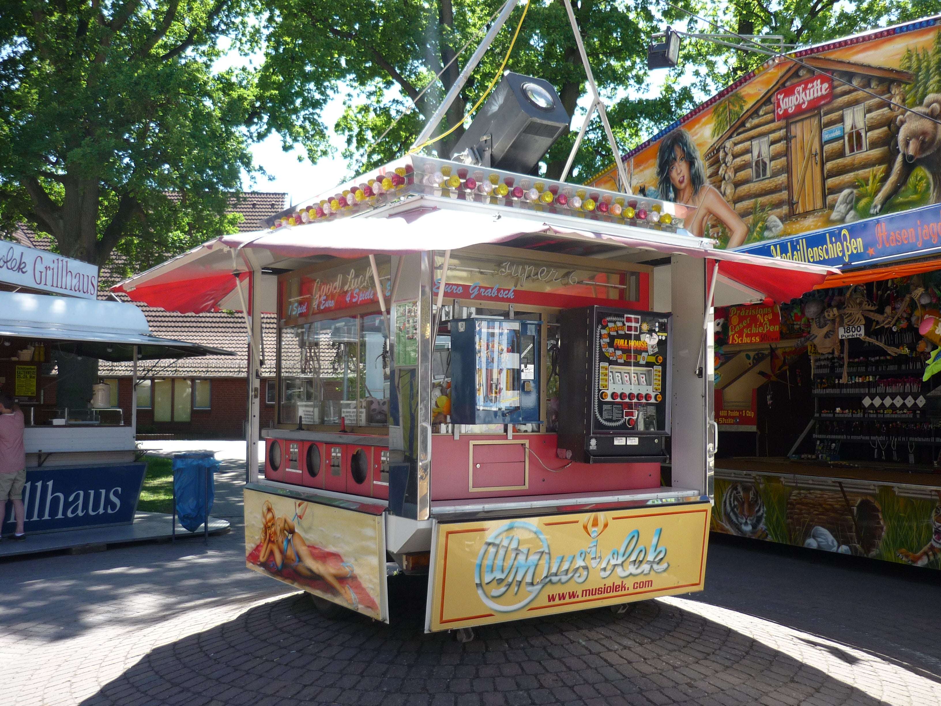 Greiferautomat mieten - Greiferwagen Good Luck, 6 Gewinnfächer