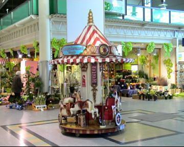 Mini Kinderkarussell Nostalgie-Pferdchenkarussell mieten – 2,5 m, 6 Plätze