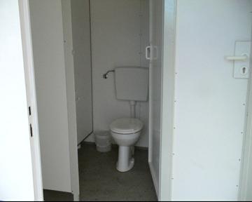 Toilettenwagen mit Fäkalientank mieten – beheizt, Damen & Herren – 2