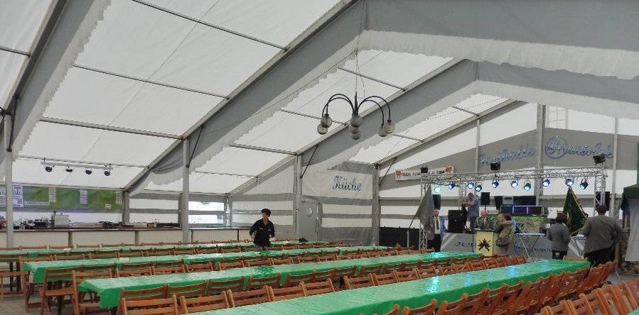 Festzelt mieten - Partyzelt, VIP-Zelt & Festhalle, beheizbar, 250-1120 m² – 2