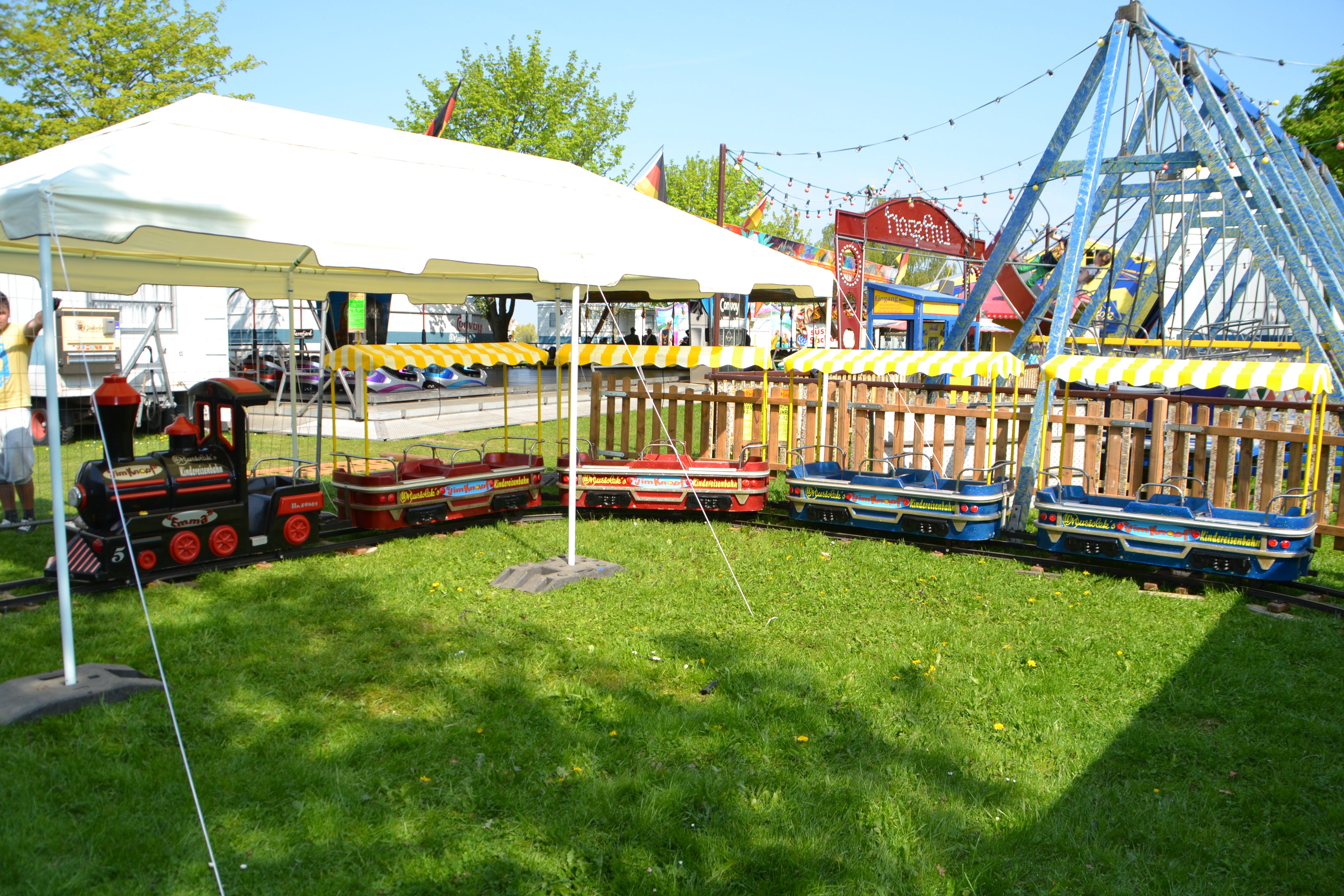 Kindereisenbahn Jim Knopf mieten – Spaß für bis zu 17 Kinder