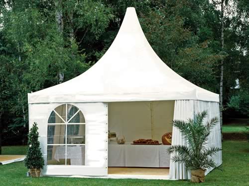 5m x 5m (Spitzzelt ohne Boden) mieten