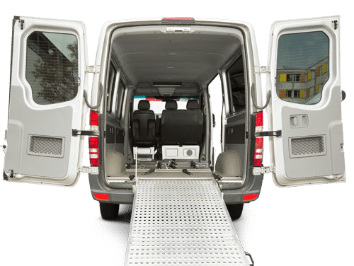 Rollstuhl-Bus (Rolli-Bus) mieten bei Fa. Schopp