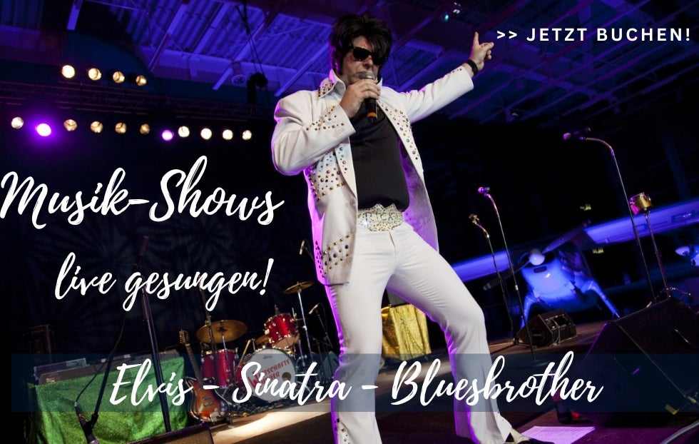 Alleinunterhalter buchen: Live-Musik, Musikshows (Elvis, Schlager, Sinatra) & Comedy für Event, Gala, Hochzeit – 4