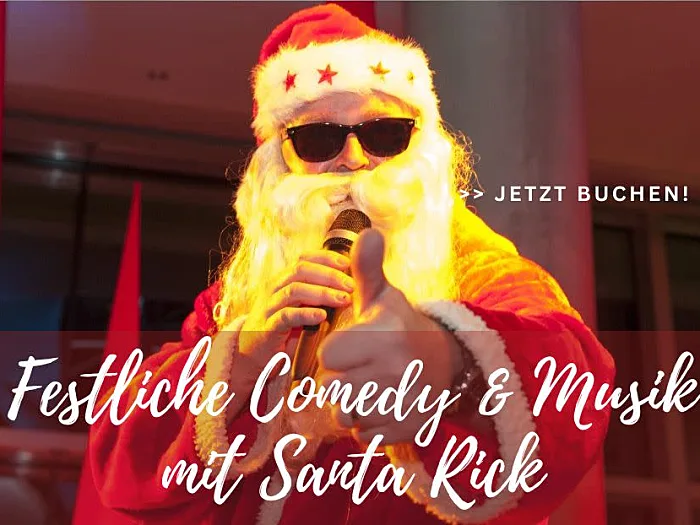 Weihnachtsmann & Nikolaus buchen: Musikshow, Comedy, Tischzauberei, Walk-Act & DJ für Weihnachts- und Firmenfeier
