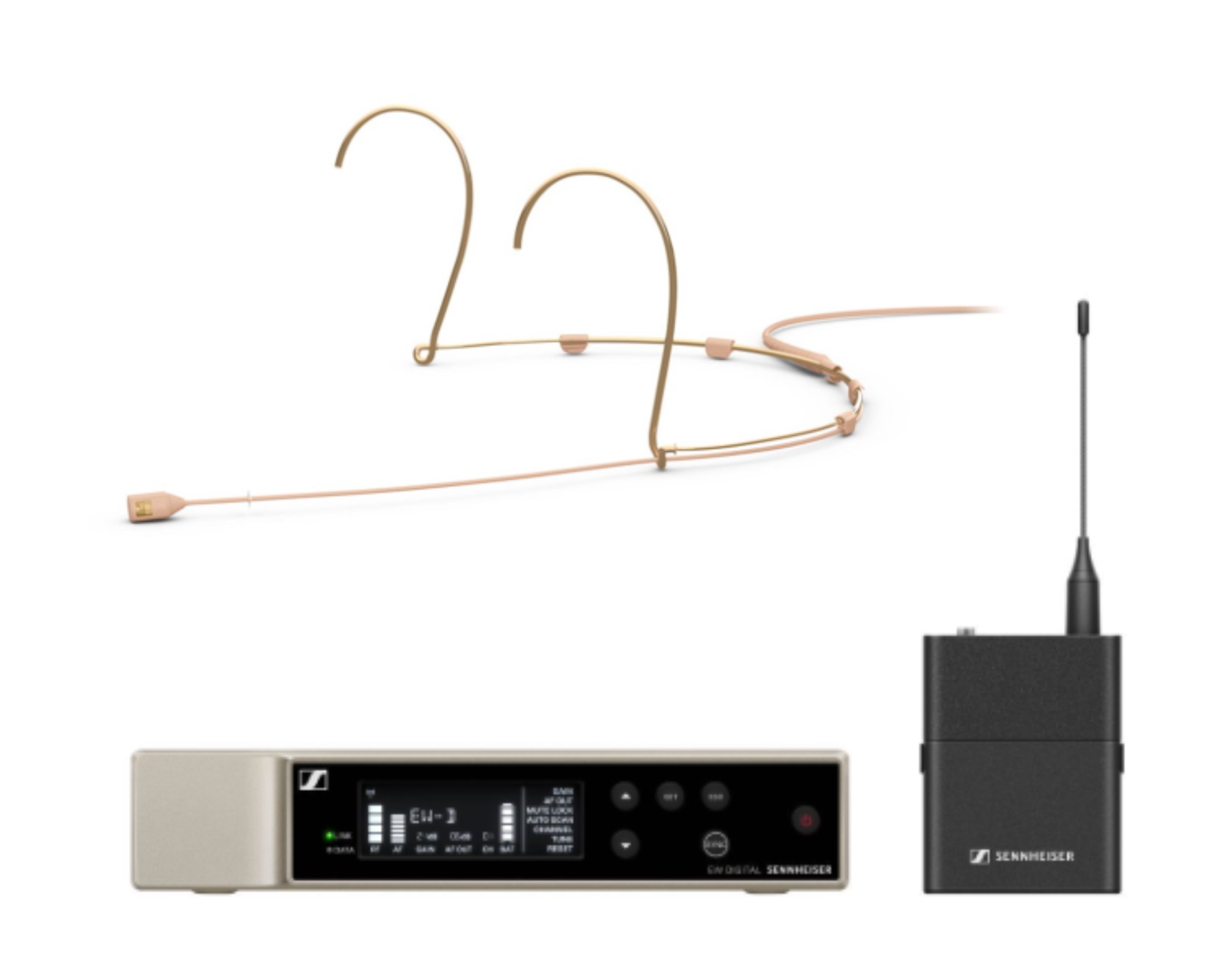 Sennheiser EW-D Funk-Headset mieten - DPA Headset für Reden & Vortrag