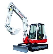 Kompakt Bagger 5,0 to, mit Kabine, Tieflöffel 600 mm, Grabtiefe: 3,500 mm mieten mieten
