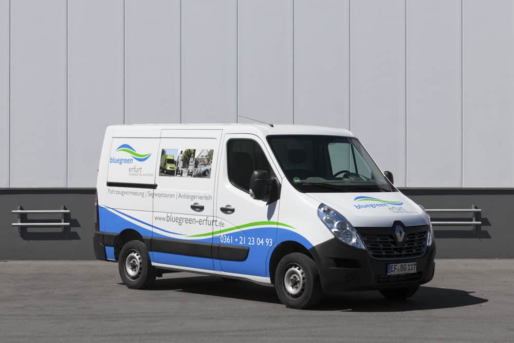 Transporter klein z.B. Opel Vivaro, T5 mieten bei bluegreen erfurt