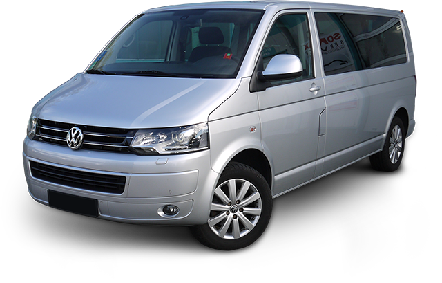 VW T5 Caravelle mit Rollstuhlrampe ab 199,00 €/Tag mieten bei Leihtaxi BTW & Ersatzwagen