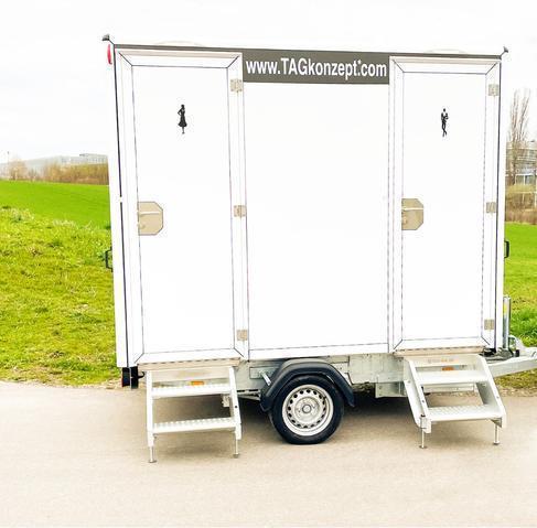 Toilettenanhänger Autark mieten – autarker Toilettenwagen ohne Wasseranschluss – 2