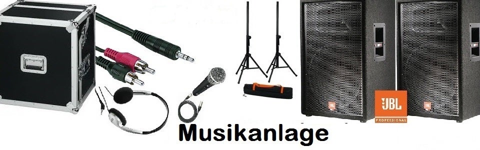 Komplette Tonanlage mieten – Topteile, Bässe, Mischpult & Mikro