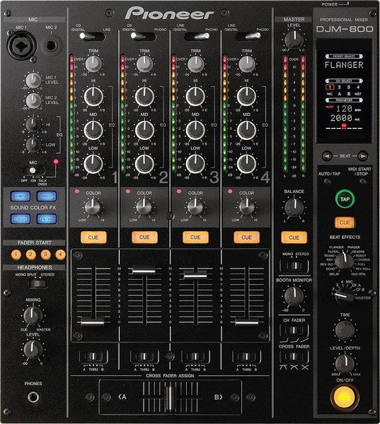 Pioneer DJM-800 DJ-Mixer mieten – Sound Colour & 50 Effektkombis – 2