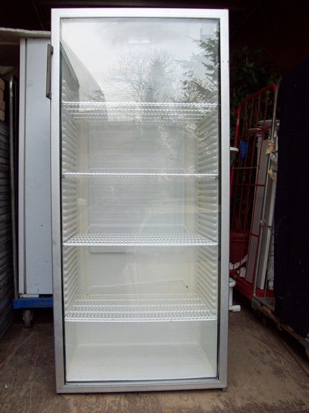 Sichtkühlschrank mit Glastür mieten – 5 Fächer, weiß – 2
