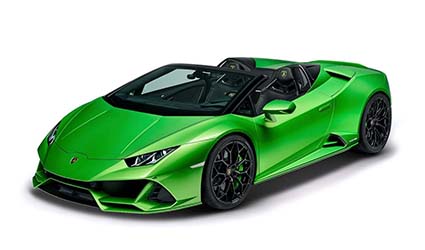 Lamborghini Huracan Evo Spyder mieten bei Elite Rent-a-Car