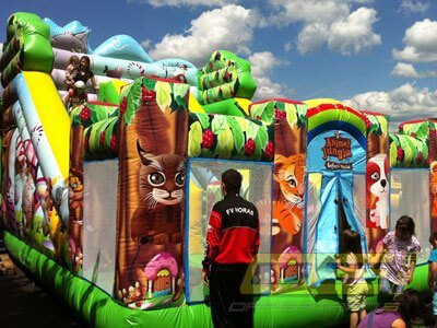 Riesenrutsche Animal Party mieten bei Oppermann Events
