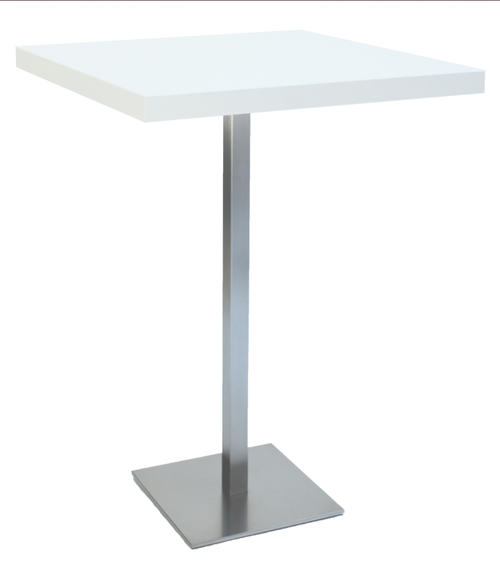Sitztisch Terano weiß, 80x80x77 cm mieten bei Horn Verleihservice