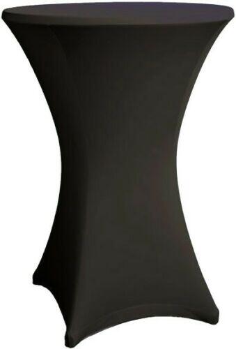 Stehtisch-Stretchhusse schwarz 80 cm mieten bei Horn Verleihservice