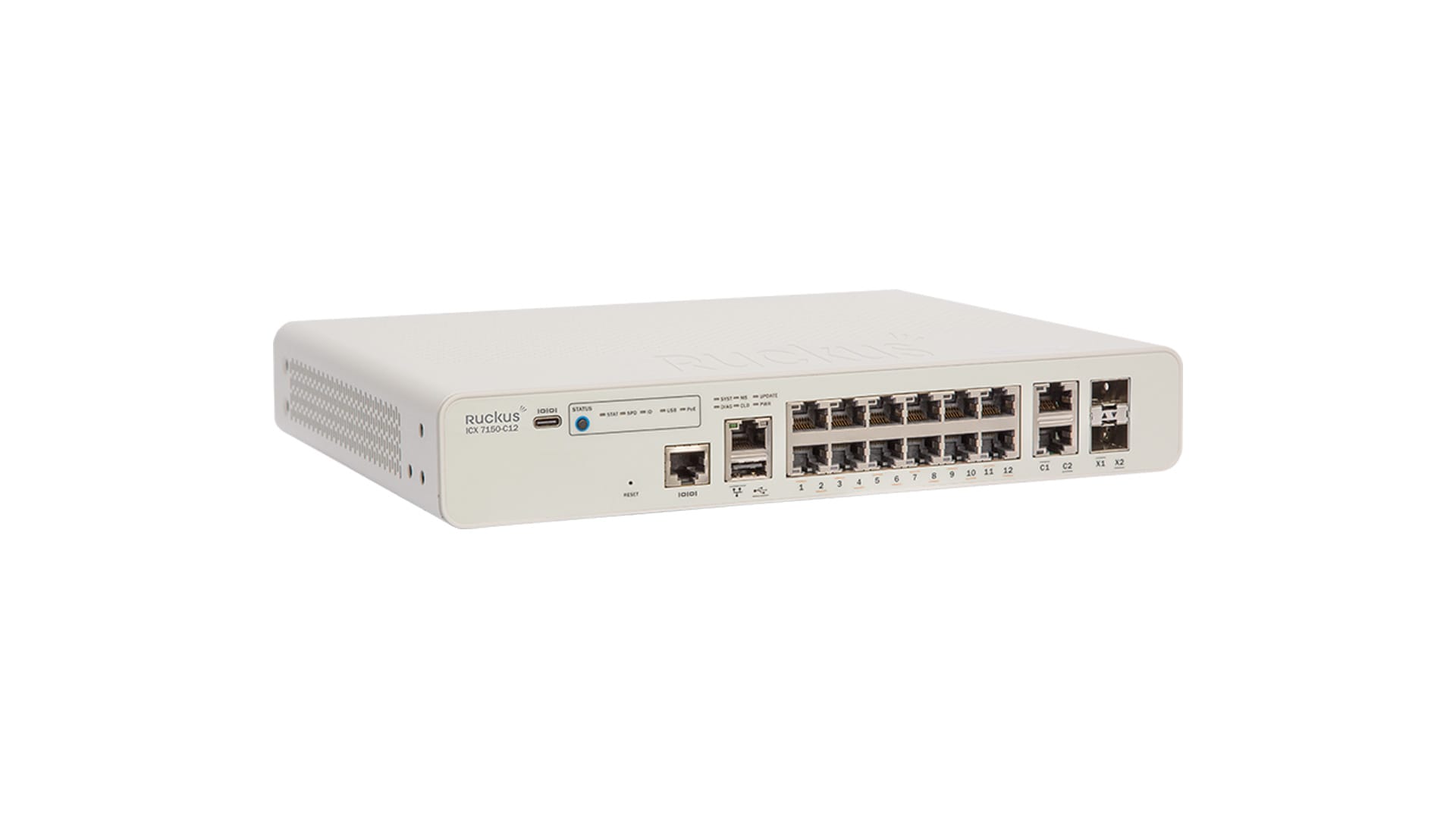 Ruckus ICX 7150-C12P (12Port Gigabit PoE) mieten bei The IT Net