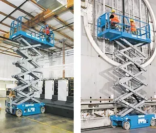 Genie GS3246 mieten bei HELGE KÜHL Arbeitsbühnen