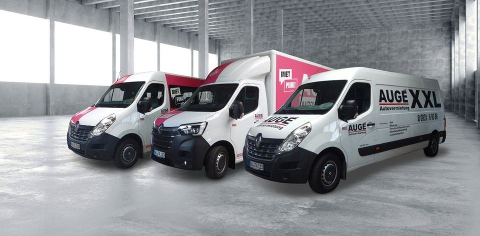 Transporter Renault Master XL mieten bei Augé – für Umzug & Transport