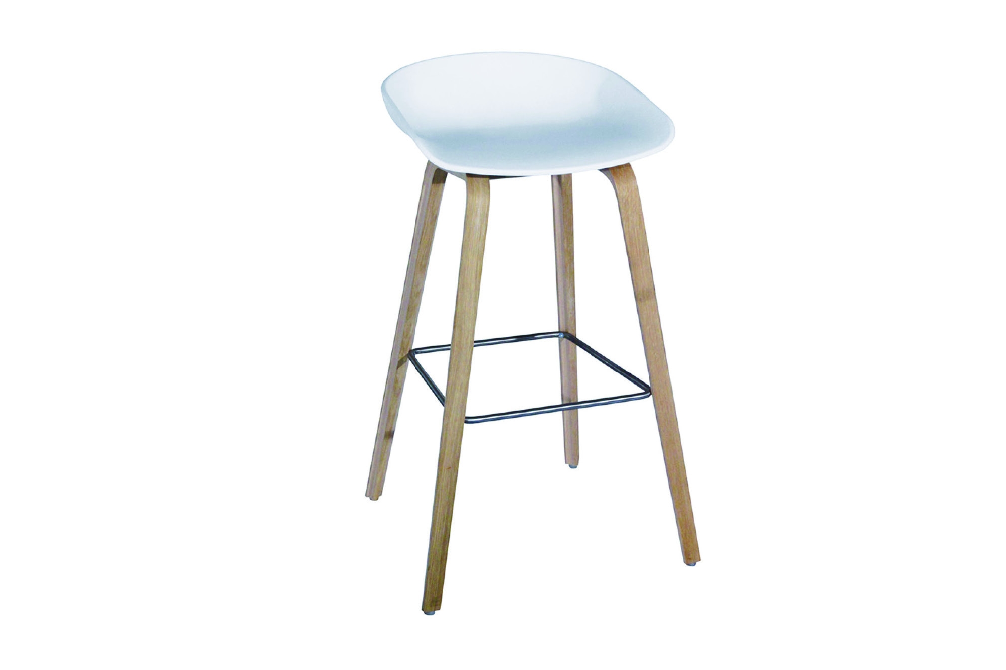 About a stool 32 Eiche - Weiß mieten bei JMT Deutschland
